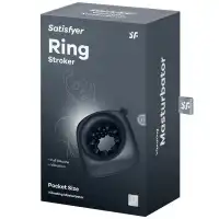 Фото Satisfyer, Германия Перезаряжаемый компактный мастурбатор с вибрацией Satisfyer Ring Stroker