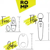 Изображение ROMP, Германия Набор для пар из трех игрушек Romp Pleasure Kit