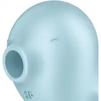 Фото Satisfyer, Германия Вакуумно-волновой стимулятор с вибрацией Satisfyer Sassy Seal голубой