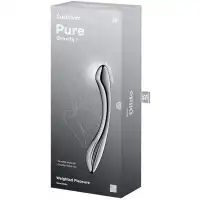 Satisfyer, Германия Двусторонний стальной стимулятор Satisfyer Pure Gravity 1 — купить в Минске Фото Satisfyer, Германия Двусторонний стальной стимулятор Satisfyer Pure Gravity 1