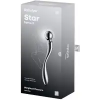 Фото Satisfyer, Германия Двусторонний стальной стимулятор Satisfyer Star Force 2