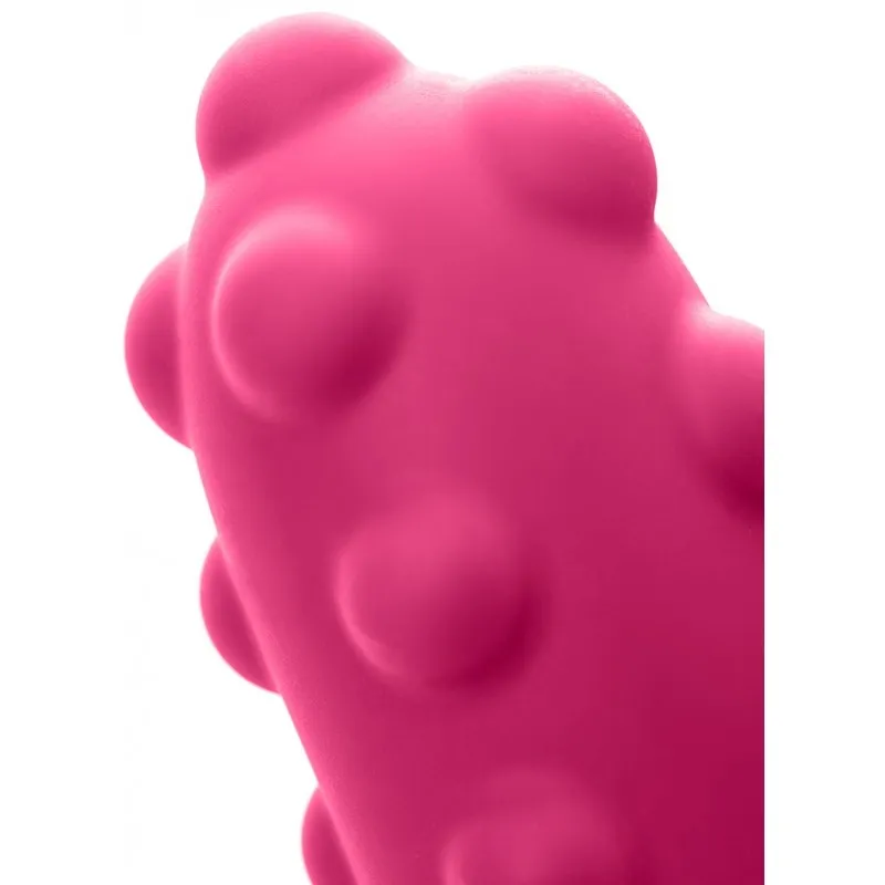 Изображение KOKOS Розовый вибратор с клиторальным стимулятором Kokos Smon