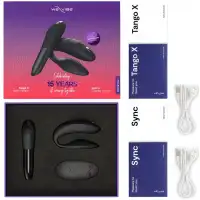 Изображение We-Vibe, Канада Набор стимуляторов для пар We-Vibe 15 Year Anniversary Collection мини-вибратор Tango X + смарт-вибратор Sync 2