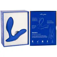 Изображение We-Vibe, Канада Регулируемый смарт-вибромассажер простаты We-Vibe Vector Plus синий