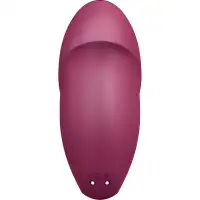 Фото Satisfyer, Германия Клиторальный вибростимулятор с пульсацией Satisfyer Tap And Climax 1 бордовый