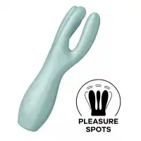 Фото Satisfyer, Германия Универсальный вибростимулятор Satisfyer Threesome 3 мятный