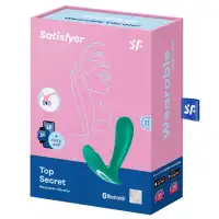 Фото Satisfyer, Германия Вагинальный смарт-стимулятор для ношения Satisfyer Top Secret зеленый