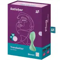 Фото Satisfyer, Германия Анальный смарт-стимулятор с вибрацией Satisfyer Trendsetter зеленый