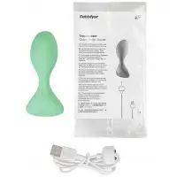 Фото Satisfyer, Германия Анальный смарт-стимулятор с вибрацией Satisfyer Trendsetter зеленый