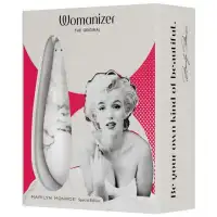 Фото Womanizer, Германия Бесконтактный стимулятор клитора Womanizer Marilyn Monroe White Marble​