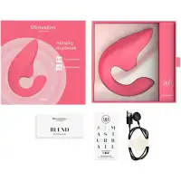 Фото Womanizer, Германия Вакуумный вибростимулятор для G точки и клитора Womanizer Blend розовый