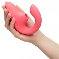 Фото Womanizer, Германия Вакуумный вибростимулятор для G точки и клитора Womanizer Blend розовый