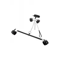 Изображение PECADO B.D.S.M Бондажный набор Pecado BDSM, 3 точки фиксации, большая распорка, оковы, наручники, ошейник с кольцом