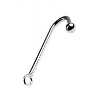 Изображение Attitude Solution Ltd Крюк анальный с шаром Metal by TOYFA, металл, серебряный, 37 см