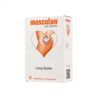 Фото  Презервативы Masculan, Ultra 3, продлевающие, 19 см, 5,3 см, 21 шт.