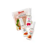 Изображение  Набор гелей-смазок Yovee для любви (721002+721008+721014), вкус (малин+клубн/дыня+карамель), 3х50 мл