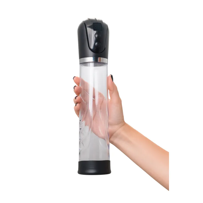 Изображение Sexus Men Автоматическая помпа для пениса Sexus men Expert Ivar, ABS-пластик, черная, 32 см