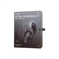 Изображение Satisfyer, Германия Вагинально-клиторальный вибратор Satisfyer G for Goddess 1, темно-серый, 27 см