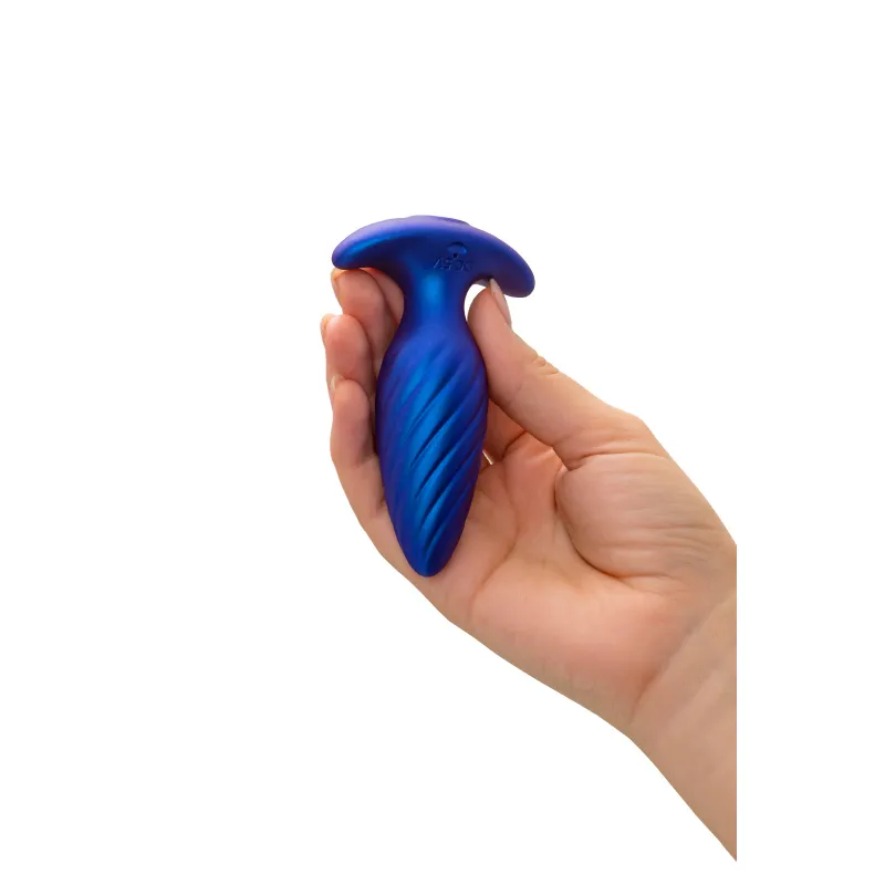 Изображение Leroina Анальная вибровтулка L`Eroina APP CLOSS с управлением от приложения и пульта, силикон, синий, 10,5 с