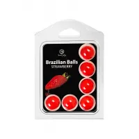 Secret play, Испания Массажное масло SECRET PLAY BRAZILIAN BALLS, клубника, 6 х 4 гр — купить в Минске Фото Secret play, Испания Массажное масло SECRET PLAY BRAZILIAN BALLS, клубника, 6 х 4 гр