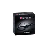 Фото MYSTIM Электросбруя Mystim Pure Pete, силикон, черный, 14 см