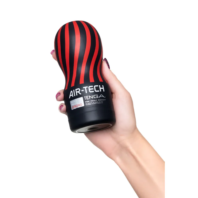 Tenga, Япония Нереалистичный мастурбатор TENGA Air-Tech Strong, TPE, белый, 15,5 см — купить в Минске Фото Tenga, Япония Нереалистичный мастурбатор TENGA Air-Tech Strong, TPE, белый, 15,5 см