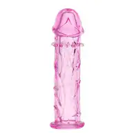 Изображение A-toys by TOYFA Насадка на пенис A-Toys by TOYFA Helon, TPE, розовый, 12,5 см