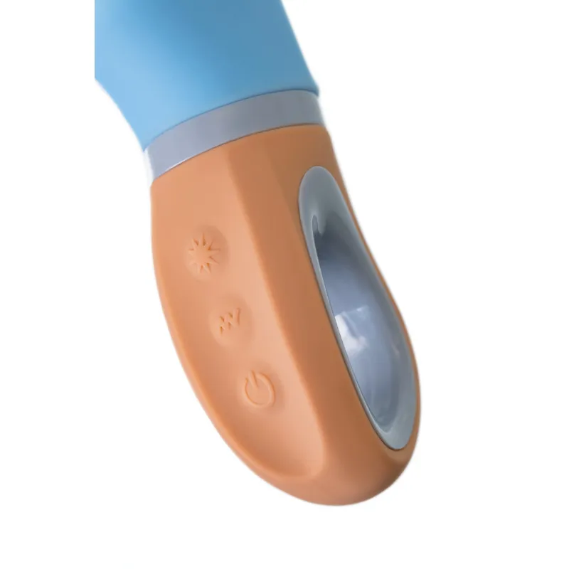 Изображение Flovetta by toyfa, Китай Вибратор Flovetta BLUEBELL, силикон, голубой, 18,5 см