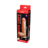 Изображение Lovetoy, Китай Фаллоимитатор неоскин на присоске HUMAN COPY Lovetoy, TPR, телесный, 17 см