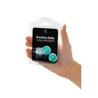 Фото Secret play, Испания Массажное масло SECRET PLAY BRAZILIAN BALLS, с охлаждающим эффектом, 2 х 4 гр
