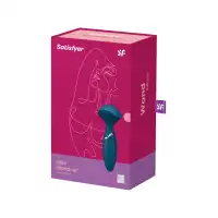 Фото  Вибромассажер для всего тела Satisfyer Mini Wand-er, силикон, синий, 16 см