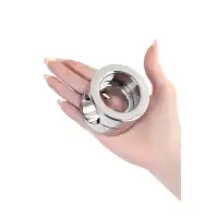 Изображение Metal by TOYFA Утяжелитель на пенис и мошонку TOYFA Metal, серебряный