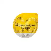 Изображение  Презервативы Sagami, original 0.02, полиуретан, ультратонкие, EXTRA LARGE, 12 шт.