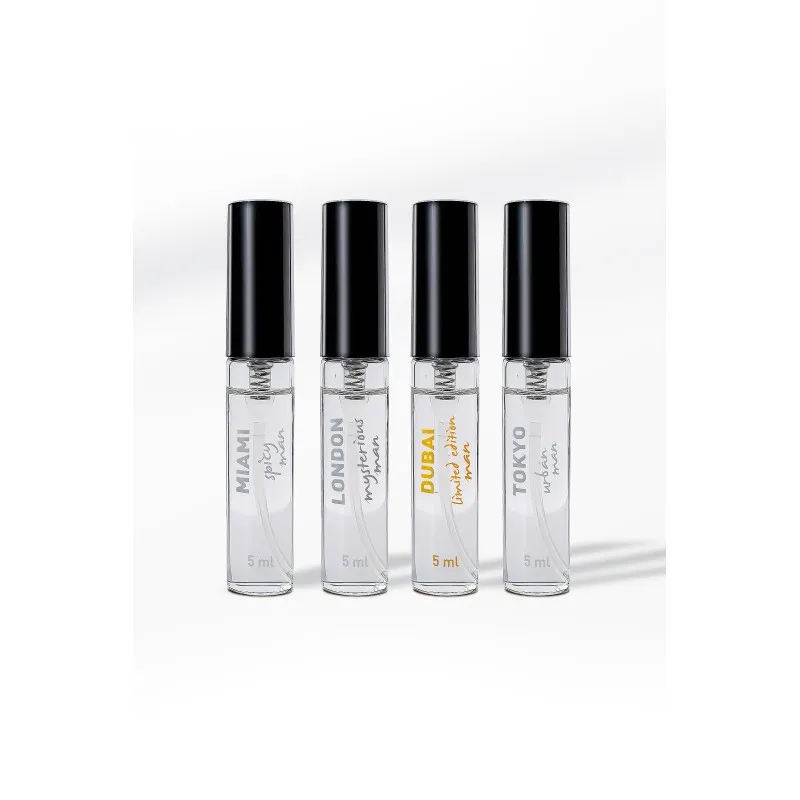 Фото  Сет феромонов для мужчин из 4 ароматов по 5 мл.