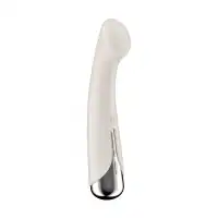 Фото  Вибратор для точки G  с ротацией Satisfyer Spinning G-Spot 1, силикон, бежевый, 16,8 см