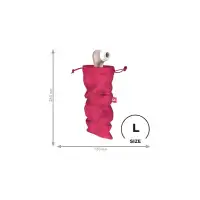 Фото  Мешочек Satisfyer Treasure Bag для хранения игрушек L, розовый, 26*15 см