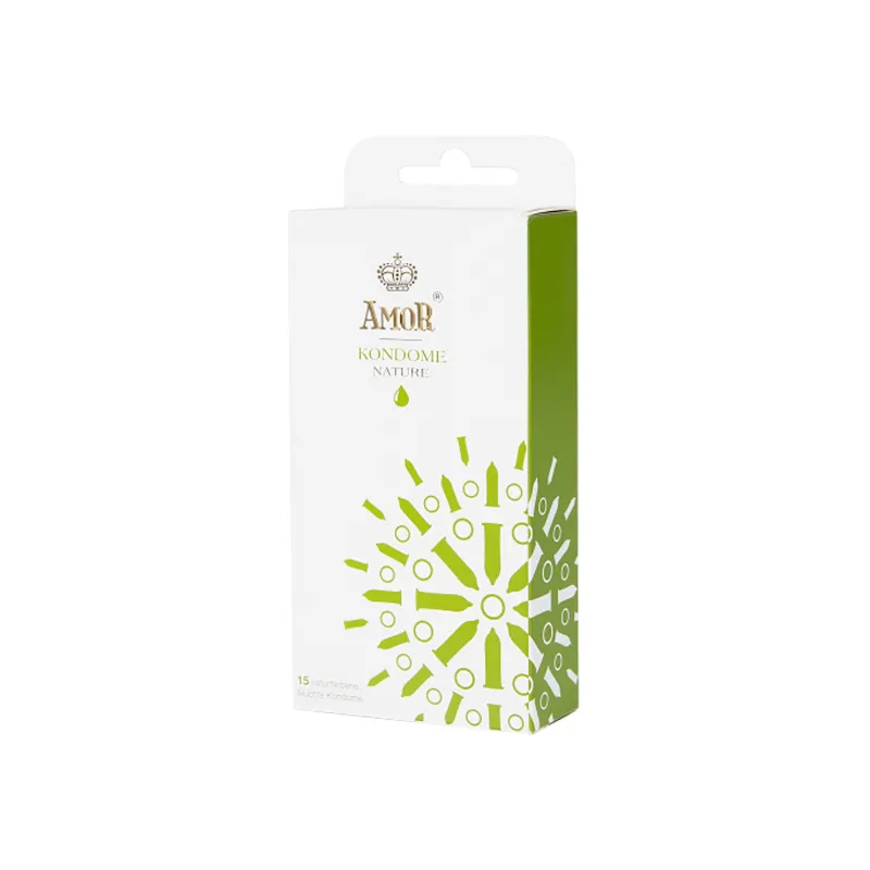 Изображение  Презервативы Amor, классик, латекс, 18 см, 5,3 см, 15 шт.