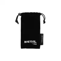 Фото Attitude Solution Ltd Анальная втулка Metal by TOYFA, металл, серебряная, с синим кристаллом, 14 см, Ø 3,4 см, 190 г