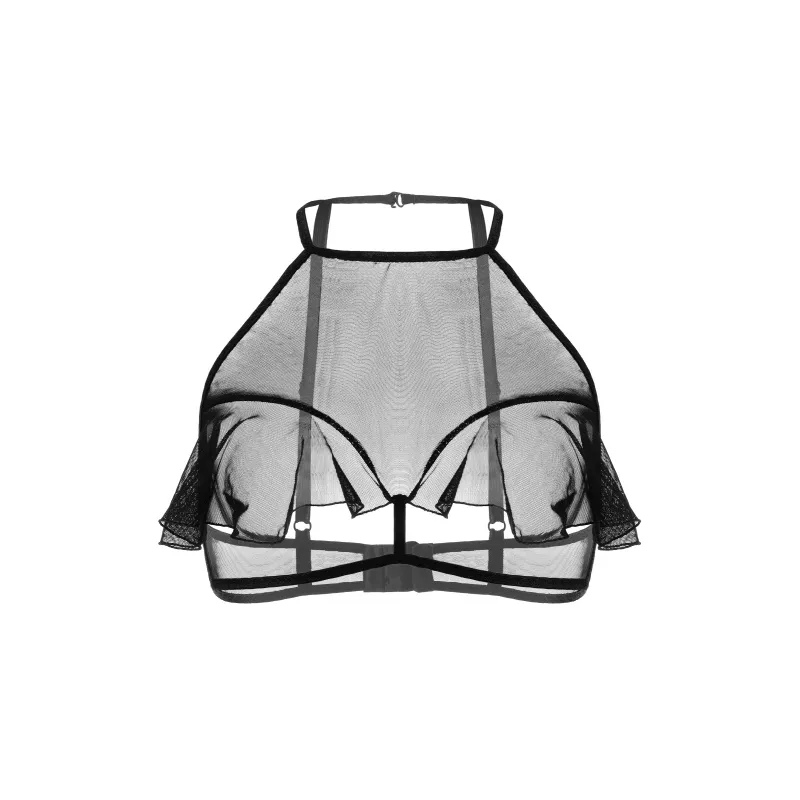 Фото Erolanta Lingerie Эротический бралетт Erolanta Karen с открытой грудью, черный (42-44) в пакете