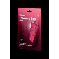 Мешочек Satisfyer Treasure Bag для хранения игрушек XL, розовый, 39*19 см — купить в Минске Изображение Мешочек Satisfyer Treasure Bag для хранения игрушек XL, розовый, 39*19 см