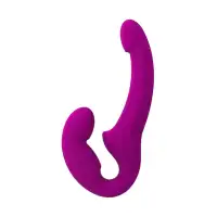 Изображение Fun Factory, Германия Анатомический безремневой страпон Fun Factory SHARE LITE, силикон, малиновый