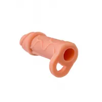 Изображение A-toys by TOYFA Насадка на пенис XLover by TOYFA для увеличения размера, TPE, телесный, 16 см