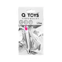 Вибропуля A-Toys by TOYFA LITING, 10 режимов вибрации, АБС-пластик, серебристый, 9,5 см — купить в Минске Фото Вибропуля A-Toys by TOYFA LITING, 10 режимов вибрации, АБС-пластик, серебристый, 9,5 см