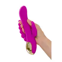 Фото  Тройной вибратор A-Toys by TOYFA TRINNY, силикон, фиолетовый, 21,5 см