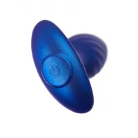 Изображение Leroina Анальная вибровтулка L`Eroina APP CLOSS с управлением от приложения и пульта, силикон, синий, 10,5 с