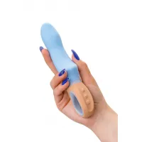 Изображение Flovetta by toyfa, Китай Вибратор Flovetta BLUEBELL, силикон, голубой, 18,5 см