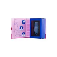 Фото  Менструальная чаша Satisfyer Feel Confident, 2 шт в наборе, силикон, синий