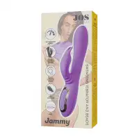 JOS Виброкролик с вращающимся клиторальным стимулятором JOS Jammy, силикон, сиреневый, 22,5 см — купить в Минске Фото JOS Виброкролик с вращающимся клиторальным стимулятором JOS Jammy, силикон, сиреневый, 22,5 см
