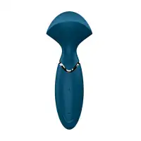 Фото  Вибромассажер для всего тела Satisfyer Mini Wand-er, силикон, синий, 16 см