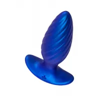 Изображение Leroina Анальная вибровтулка L`Eroina APP CLOSS с управлением от приложения и пульта, силикон, синий, 10,5 с